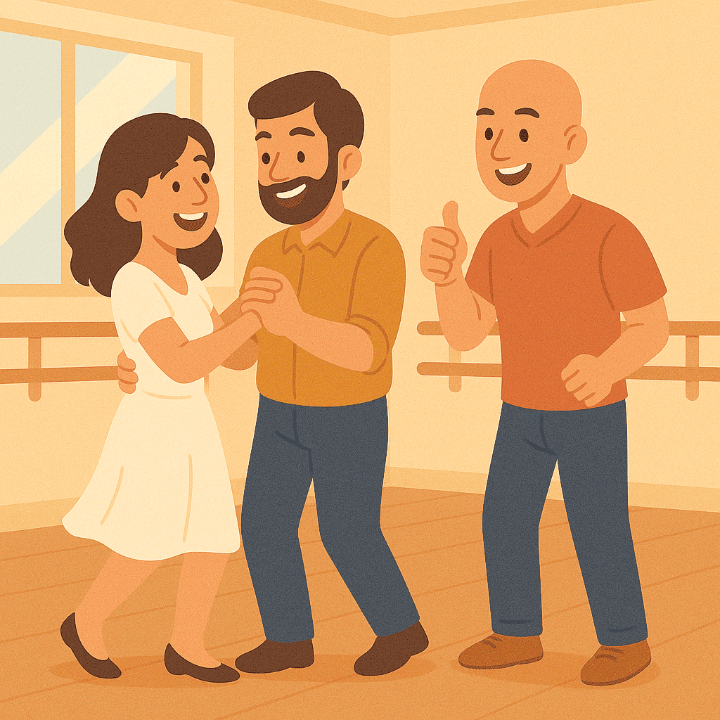 Clase personalizada de baile nupcial con instructor en Huesca